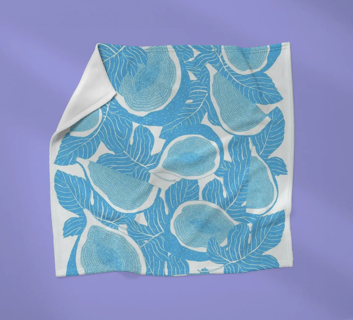 Feigen fleece blanket by Eva Wünsch