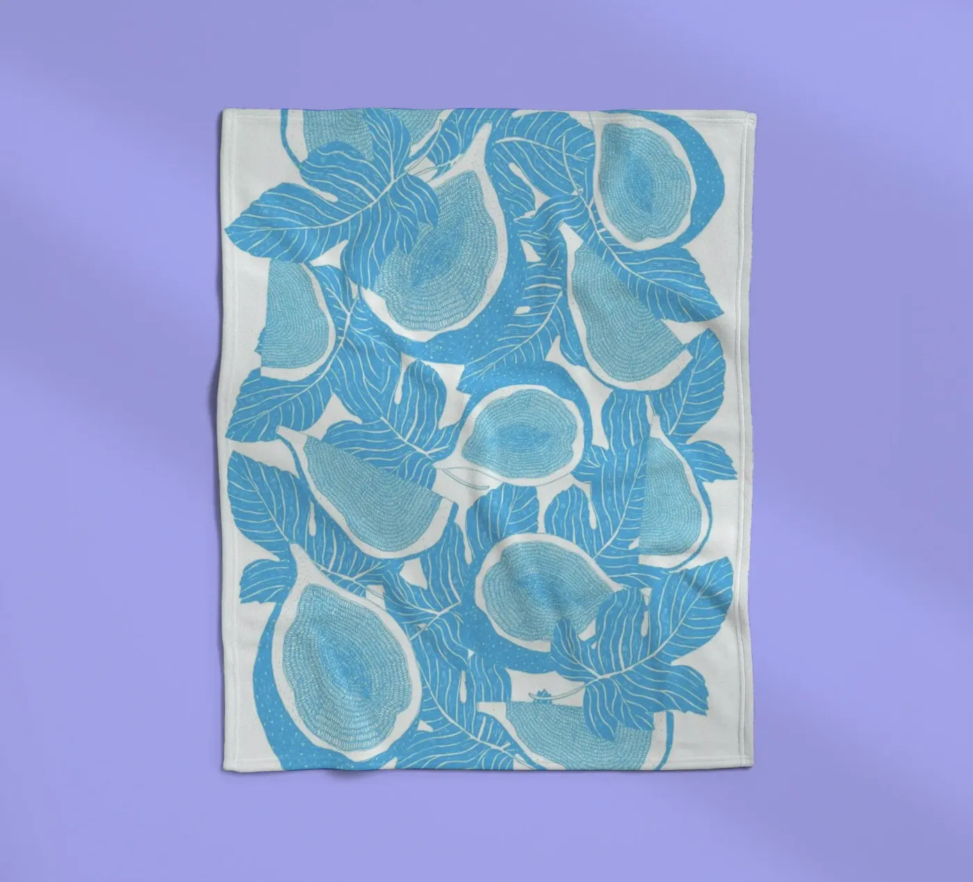 Feigen fleece blanket by Eva Wünsch