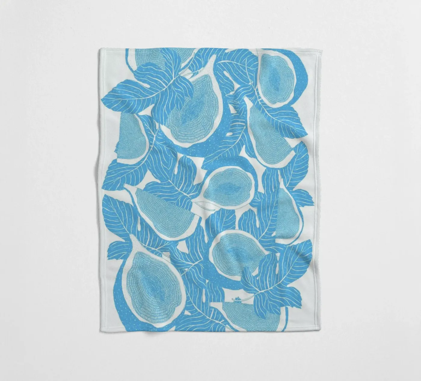 Feigen fleece blanket by Eva Wünsch