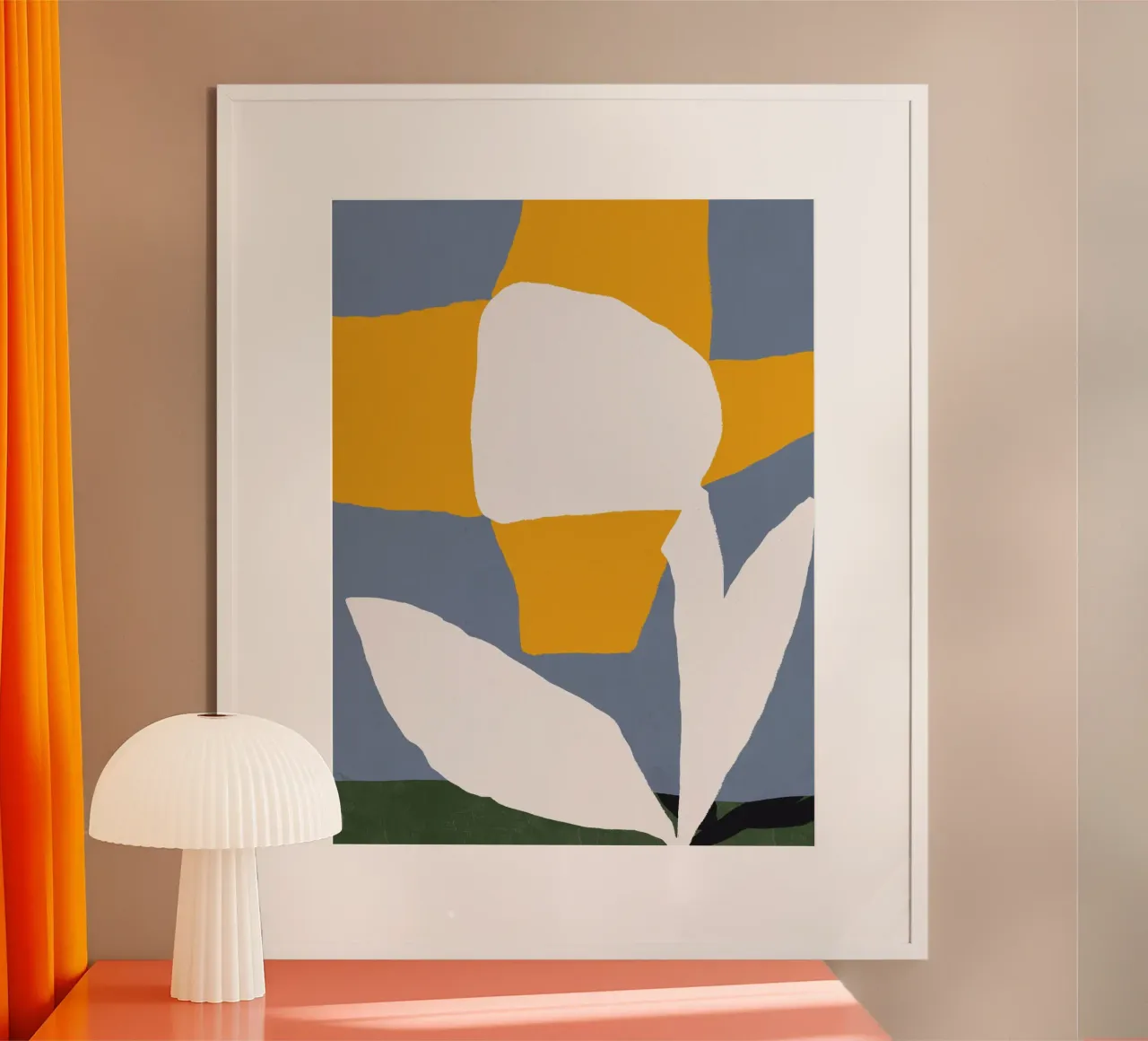 Fiore giallo eccentrico poster da Little Dean