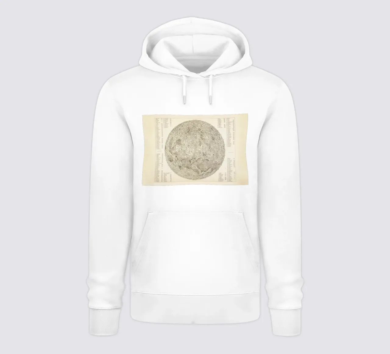 Moon Engraving felpa con cappuccio da Flora & Fauna