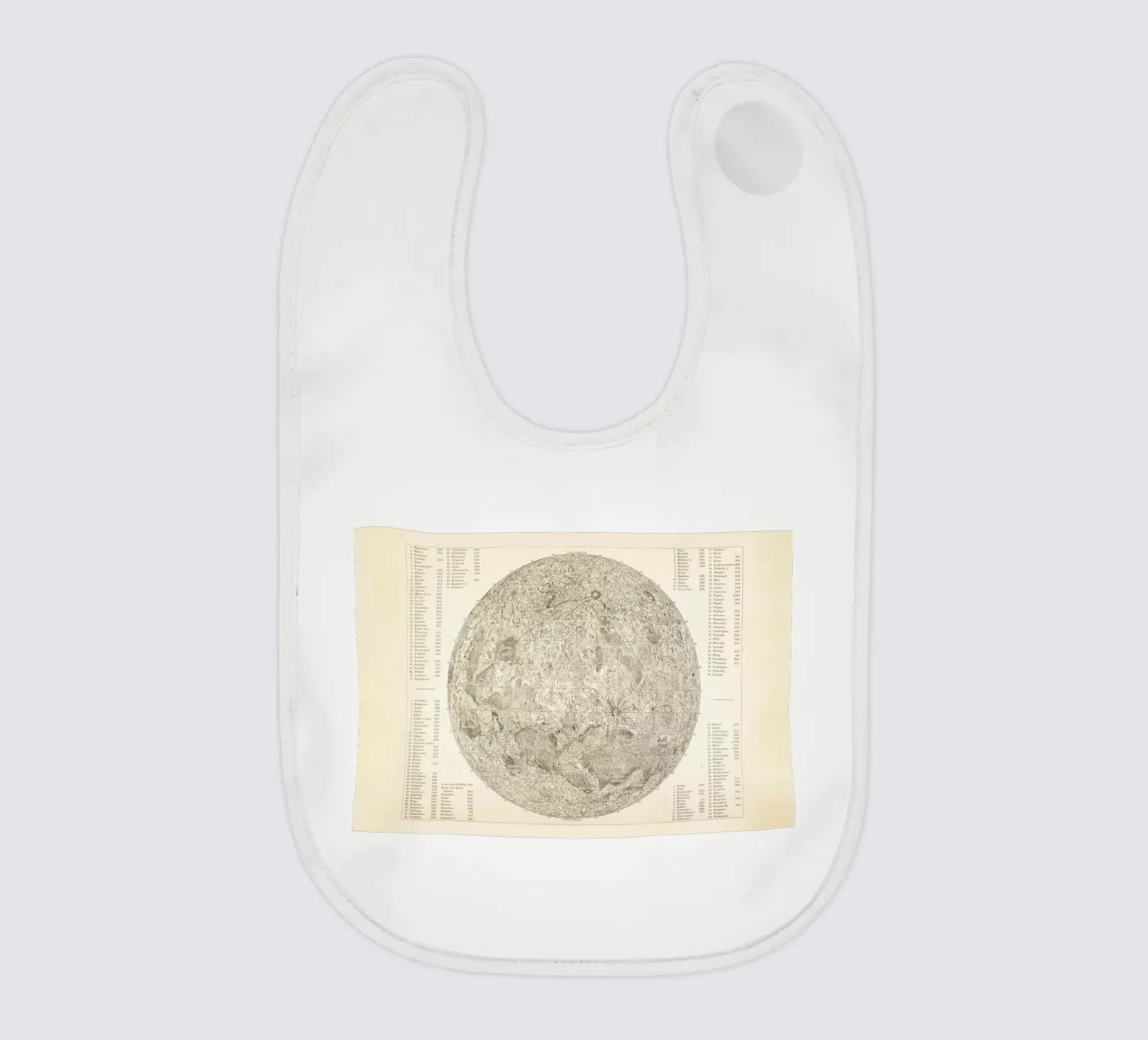 Moon Engraving bavaglino da Flora & Fauna