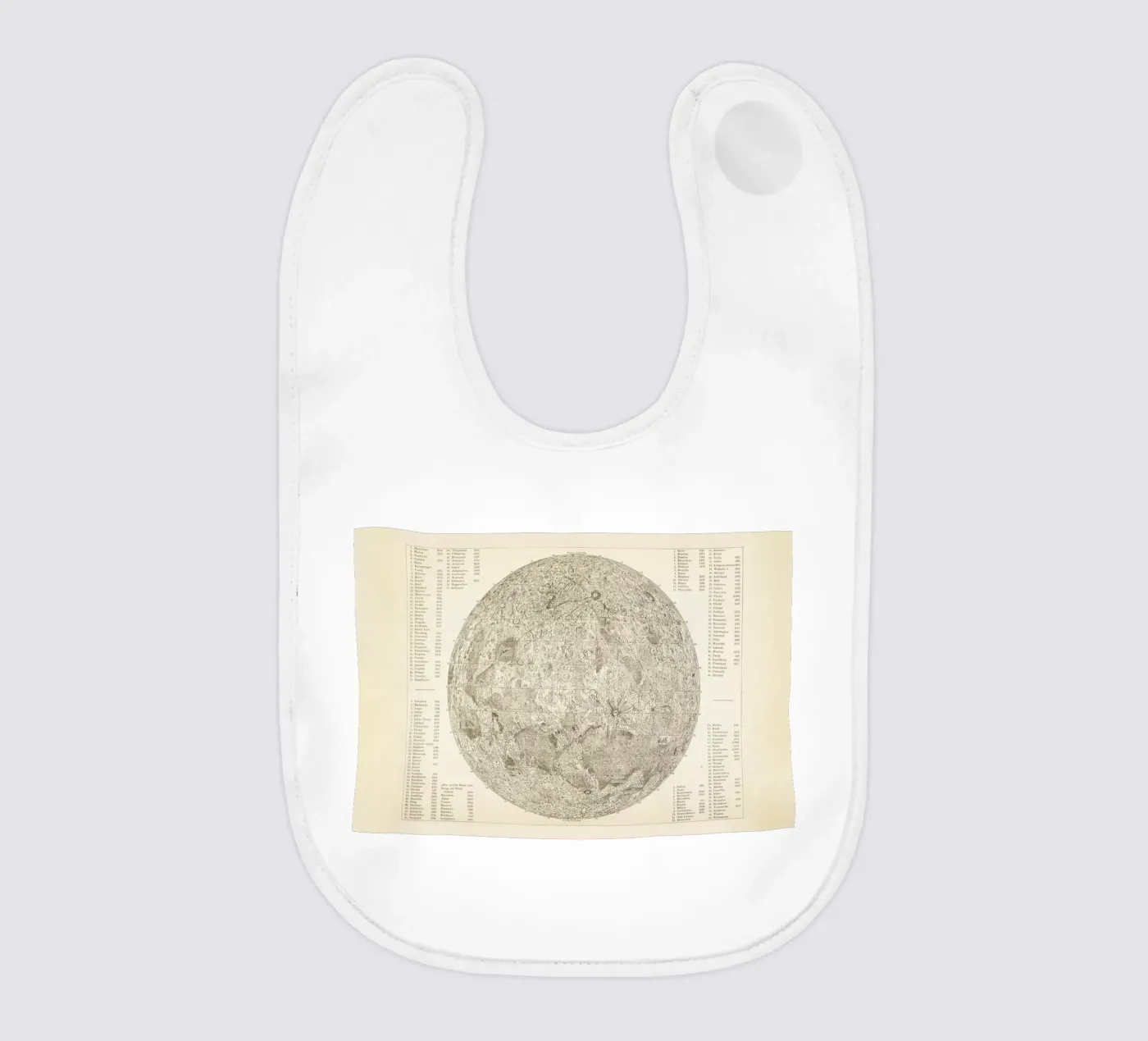 Moon Engraving bavaglino da Flora & Fauna