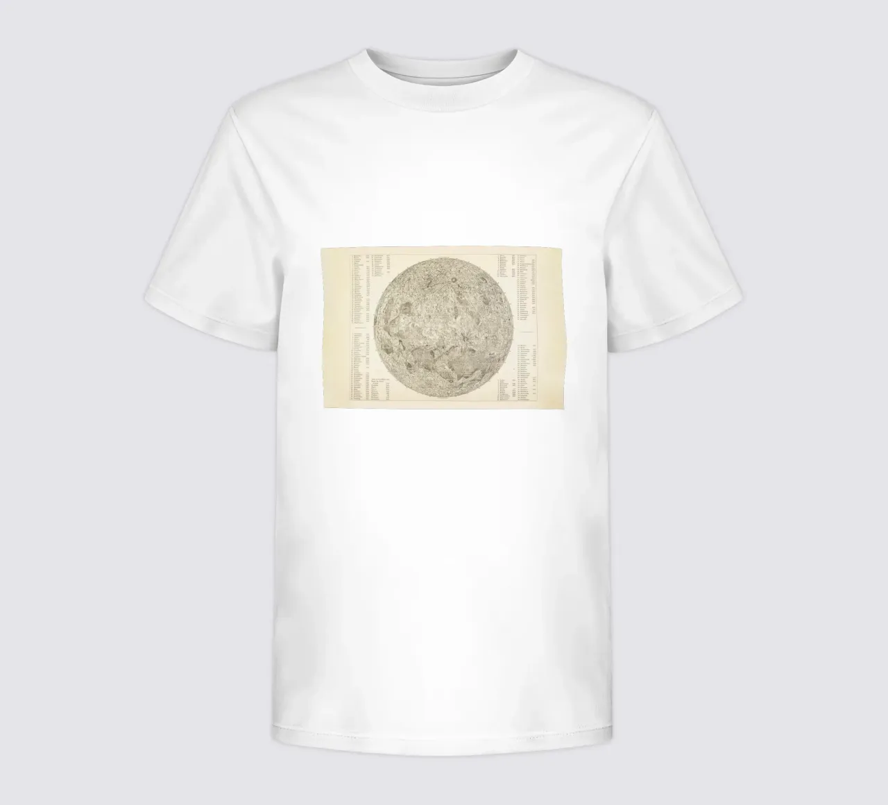 Moon Engraving kids t-shirt by Flora & Fauna