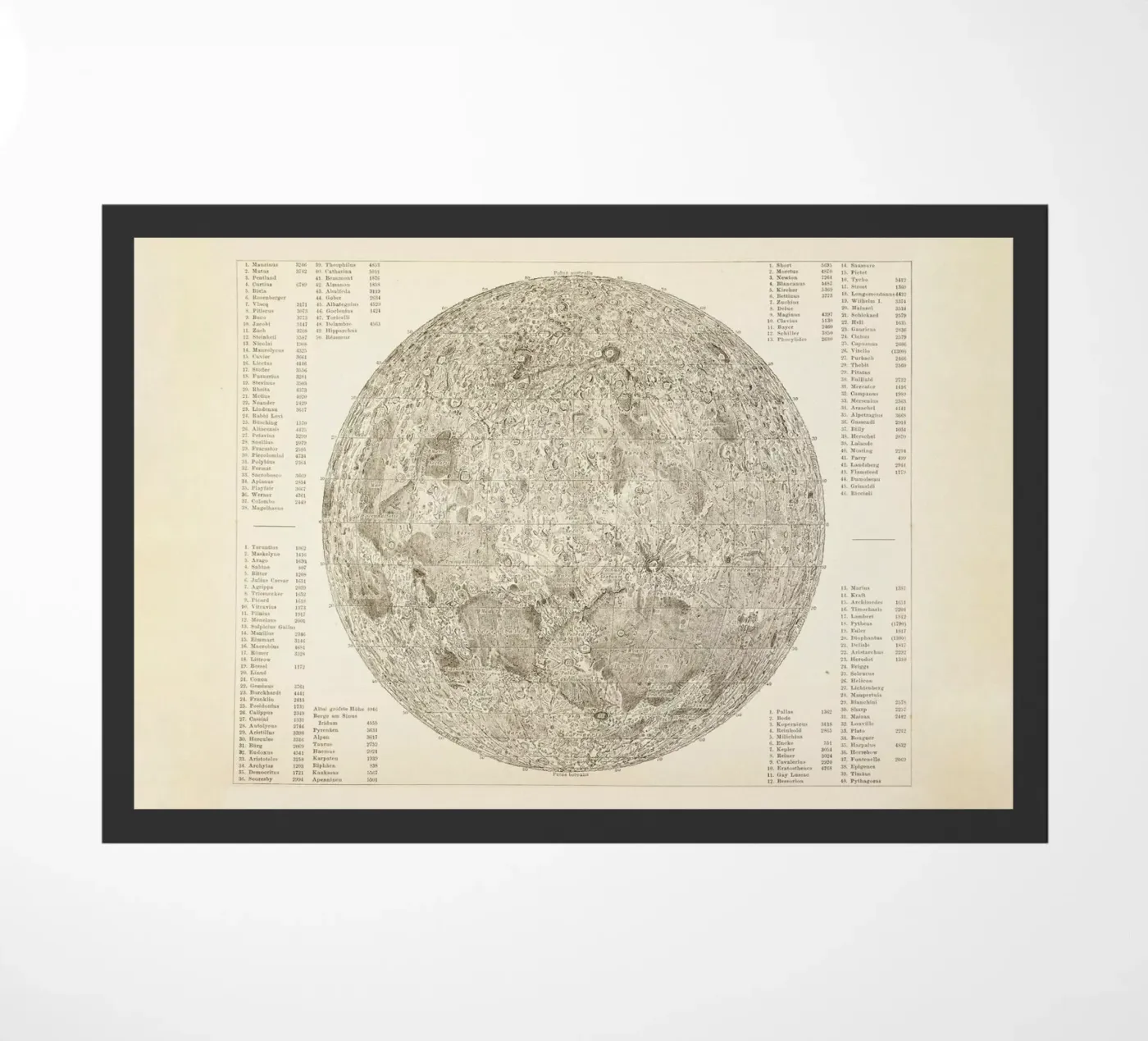 Moon Engraving doormat by Flora & Fauna