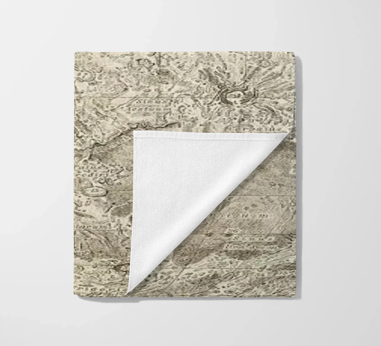 Moon Engraving beach towel by Flora & Fauna