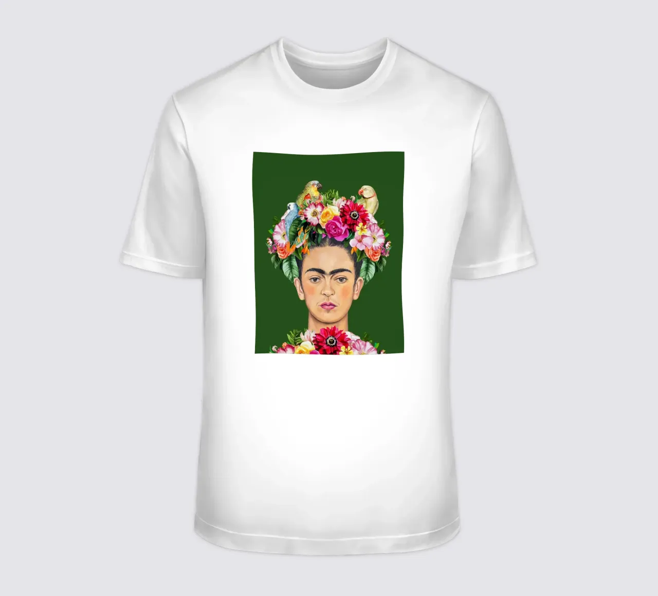 L'amore per gli uccelli con Frida t-shirt da Carinaprint