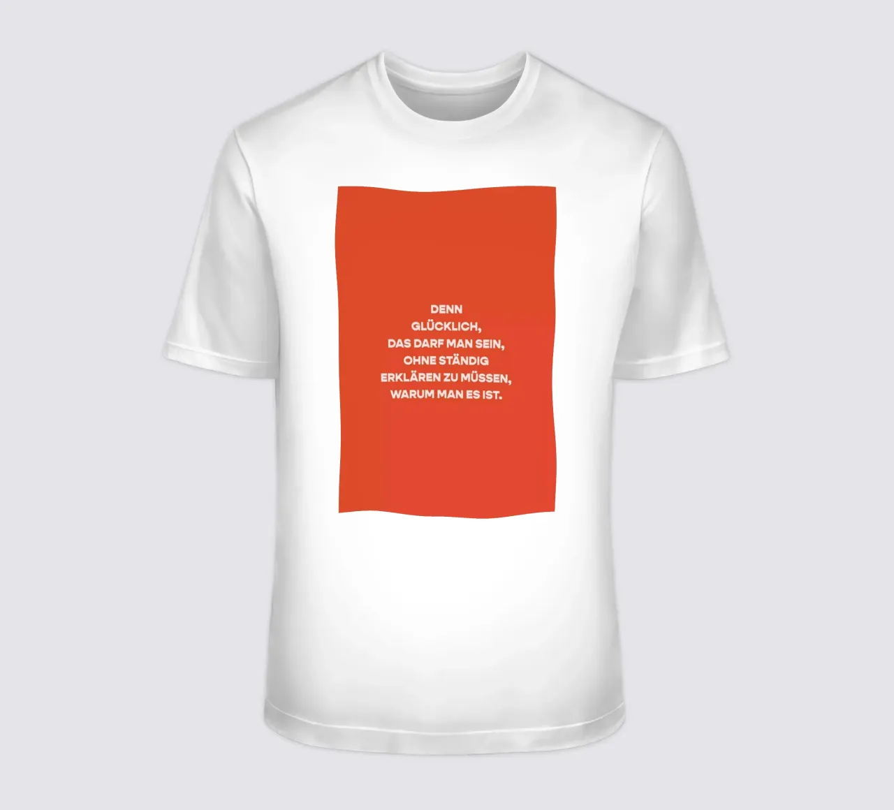 Glücklichsein t-shirt da vonkopfbisfuss x JUNIQE