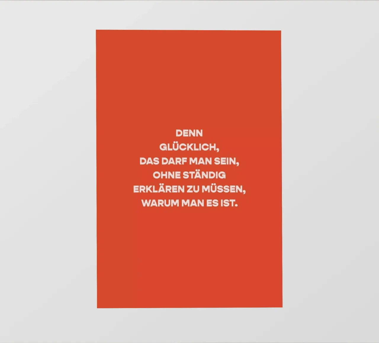 Glücklichsein telo in pvc da vonkopfbisfuss x JUNIQE