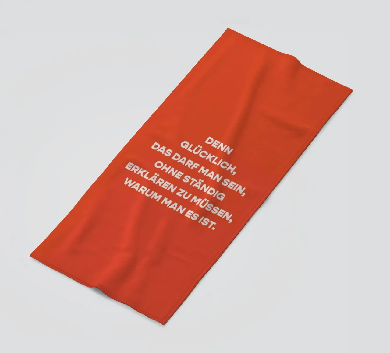 Glücklichsein telo mare da vonkopfbisfuss x JUNIQE