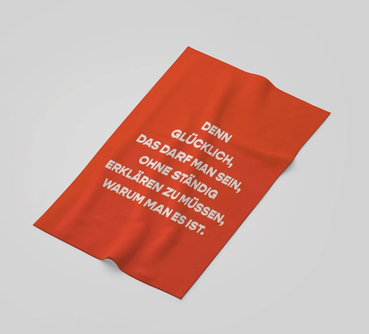 Glücklichsein telo mare da vonkopfbisfuss x JUNIQE