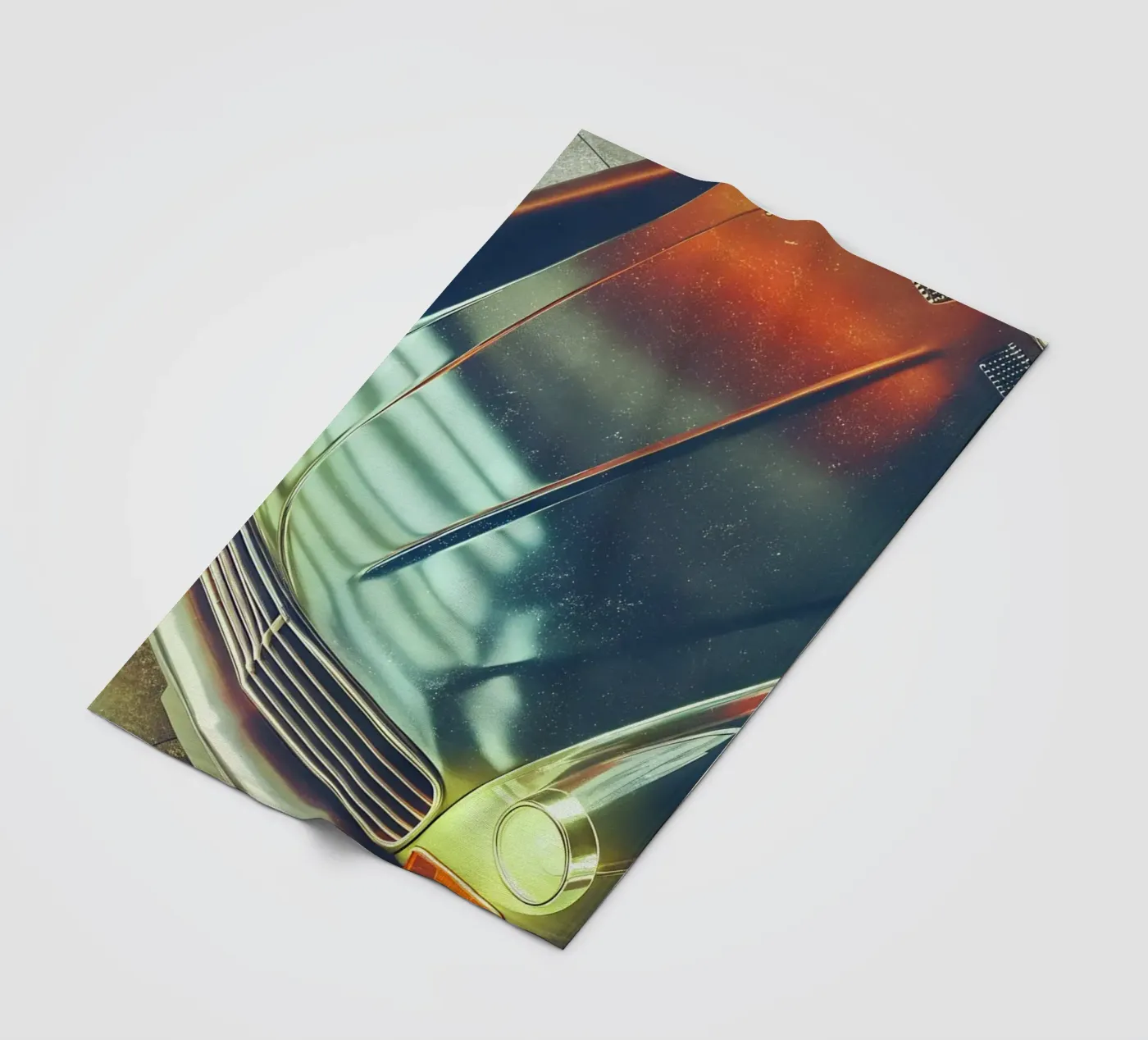 Antike Oldtimer Fleecedecke von CAR EDITION