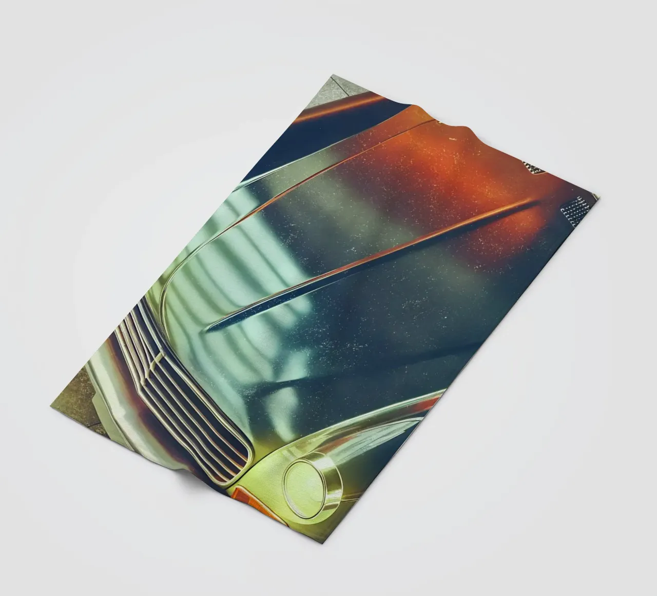 Antike Oldtimer Fleecedecke von CAR EDITION