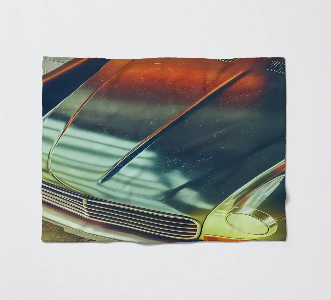Antike Oldtimer Fleecedecke von CAR EDITION
