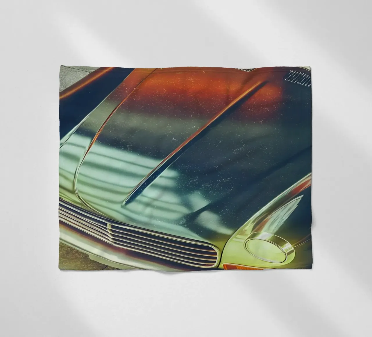 Antike Oldtimer Fleecedecke von CAR EDITION