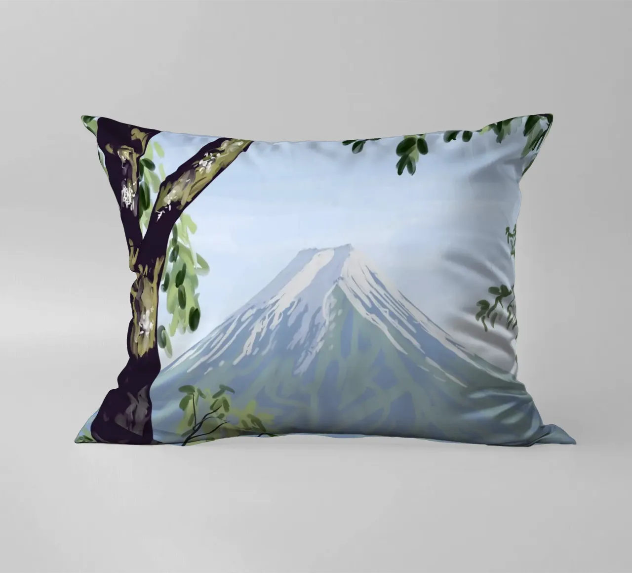 Il monte Fuji e un ragazzo cuscino da Asobōze