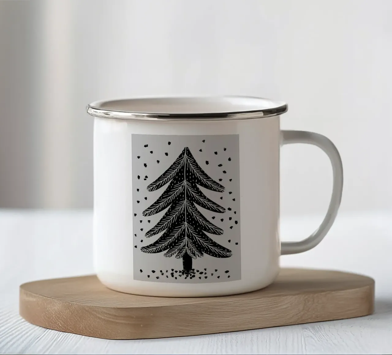 Christmas Tree tazza in smalto da treechild