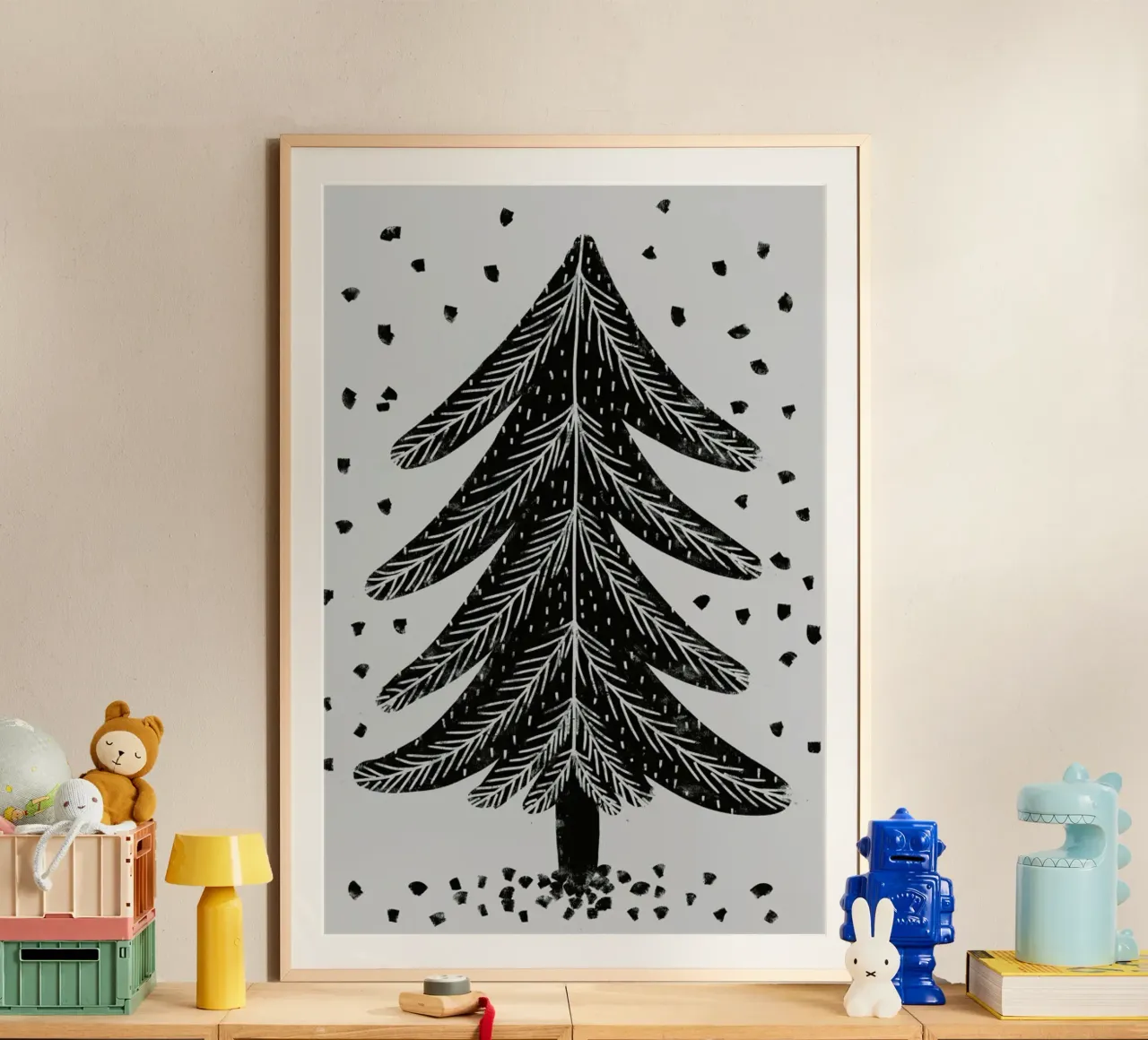 Christmas Tree carta hahnemühle da treechild