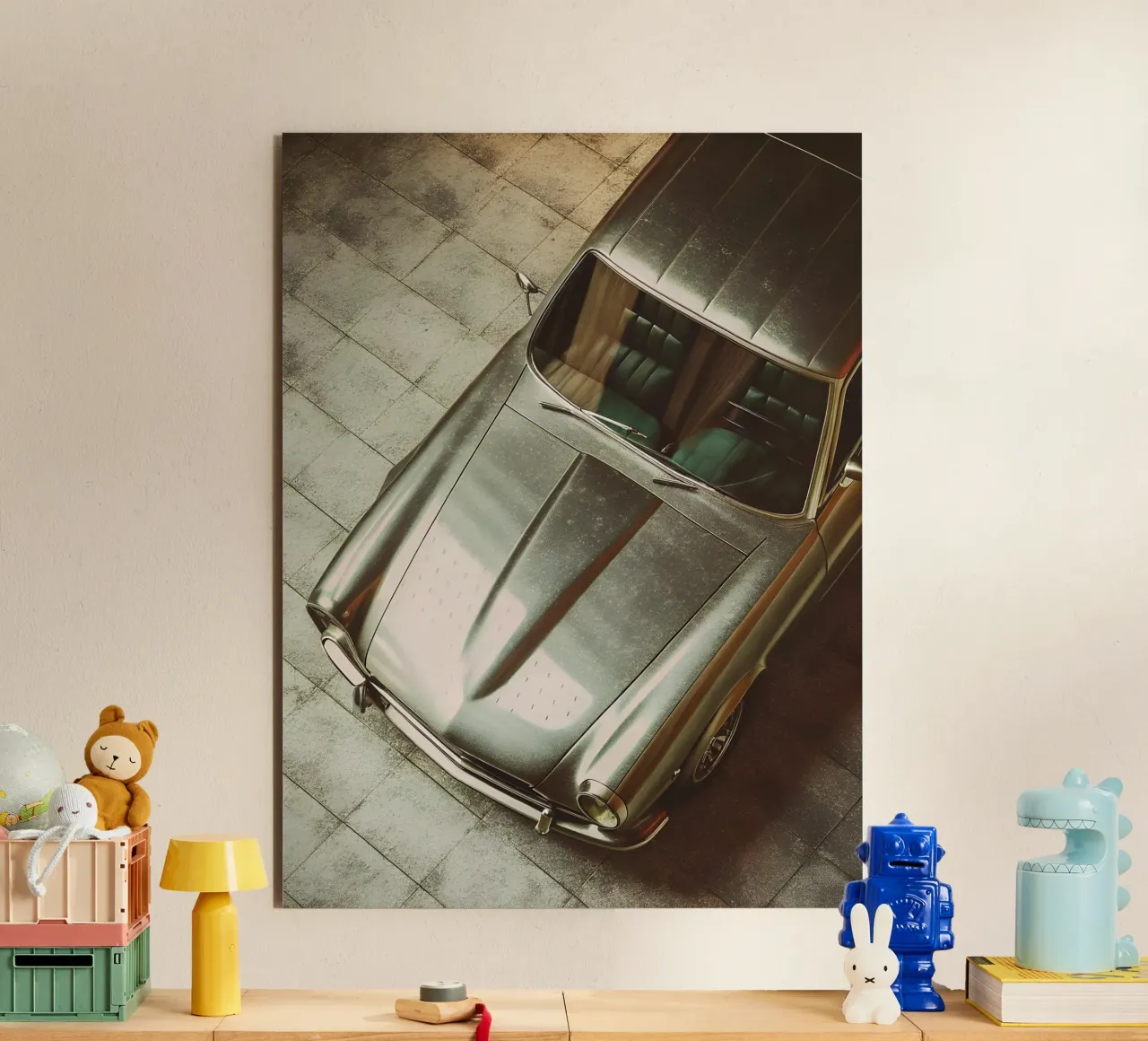 Auto d'epoca alluminio dibond da CAR EDITION