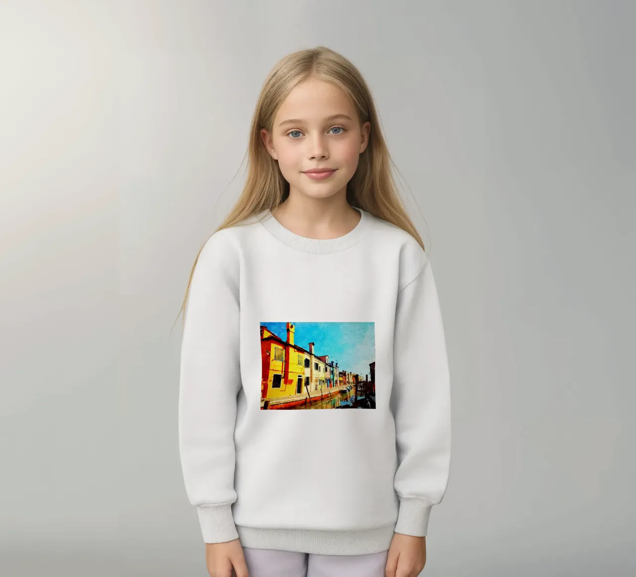 Burano felpa bambino da Massimo Frascogna