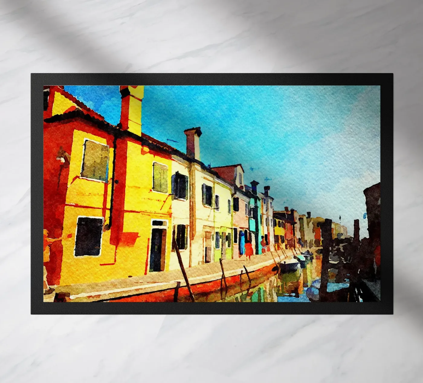 Burano Fußmatte von Massimo Frascogna