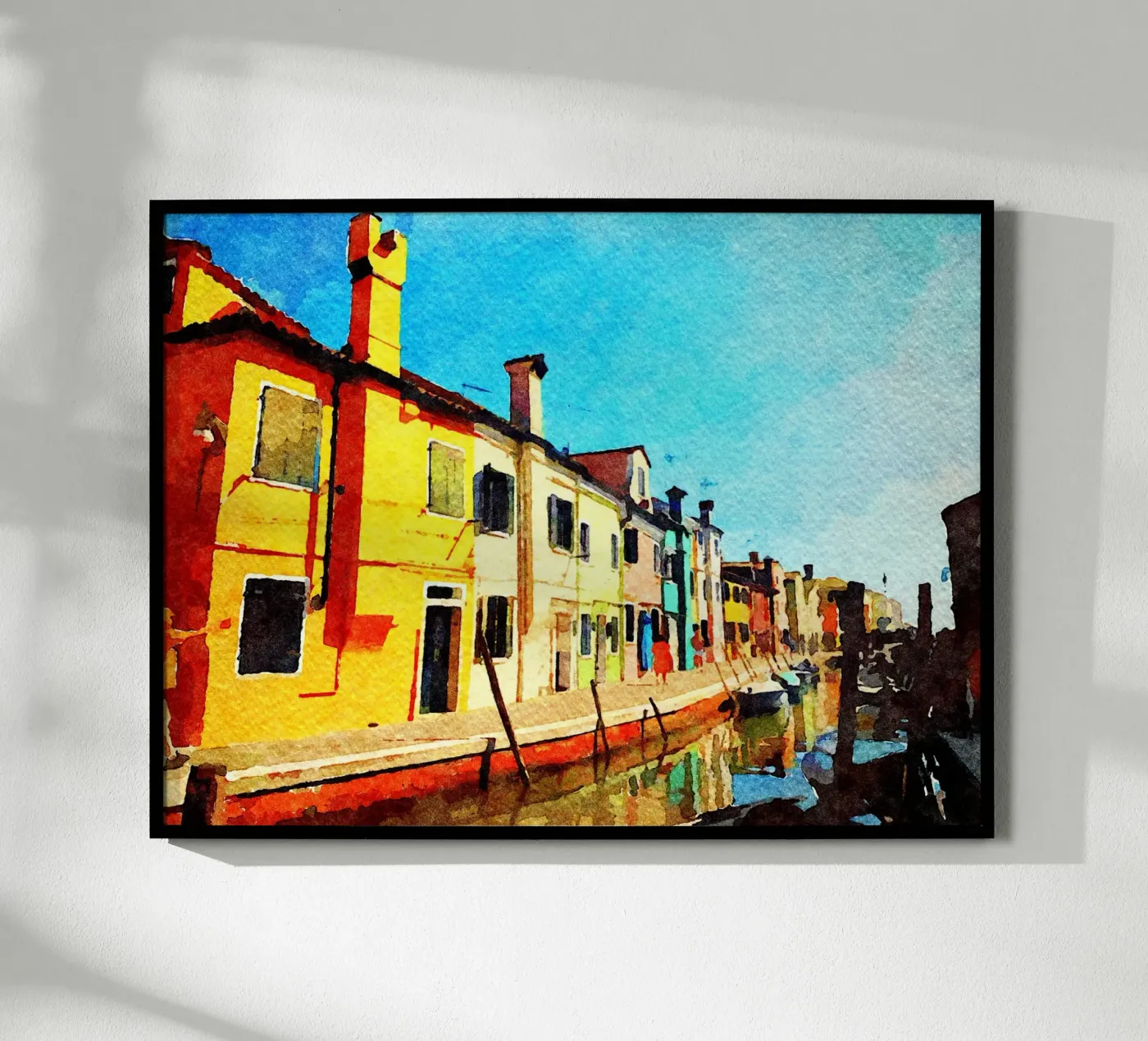 Burano poster by Massimo Frascogna