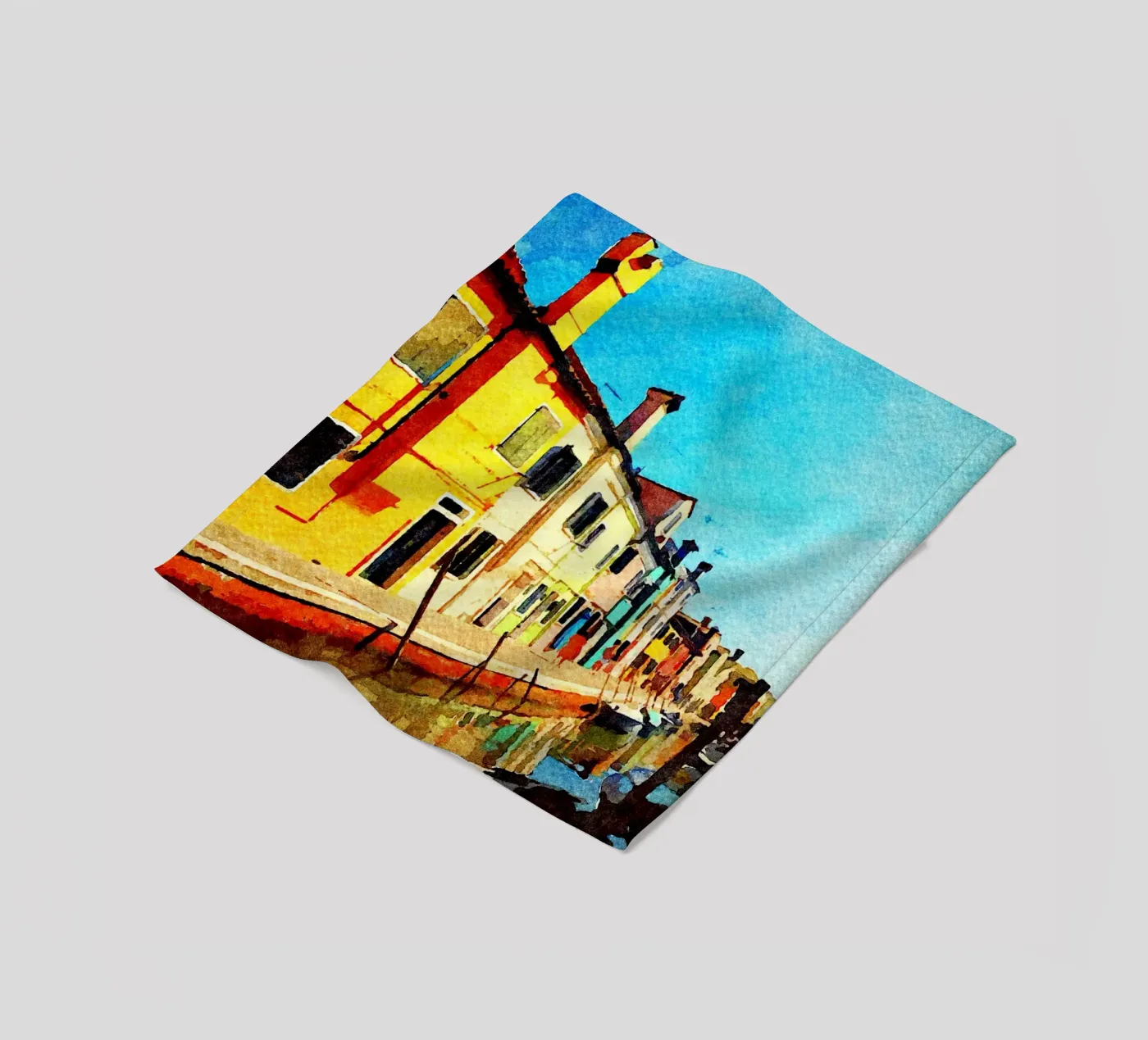 Burano Fleecedecke von Massimo Frascogna