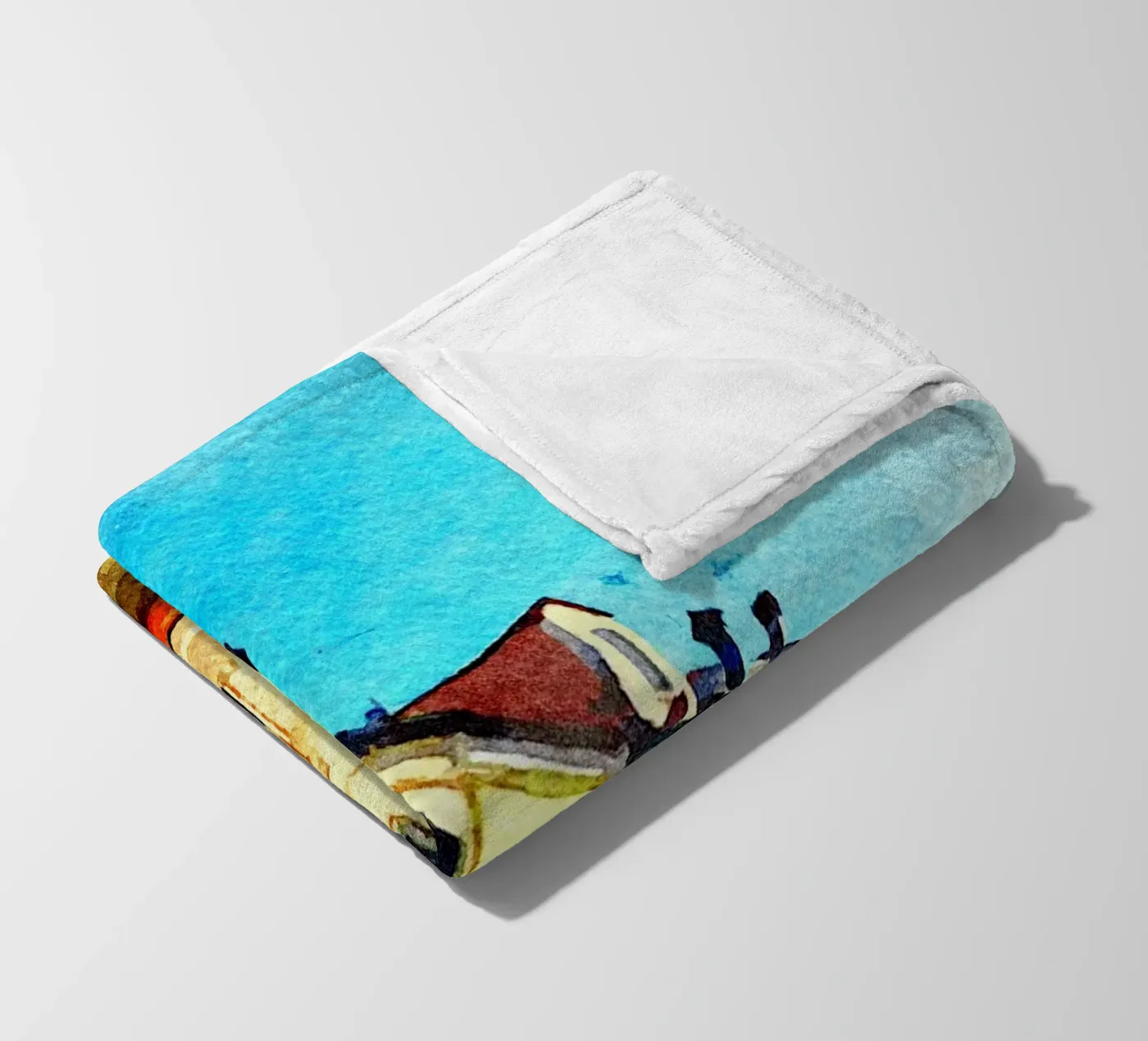 Burano Fleecedecke von Massimo Frascogna