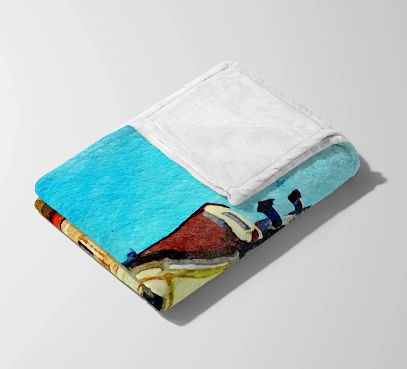 Burano Fleecedecke von Massimo Frascogna