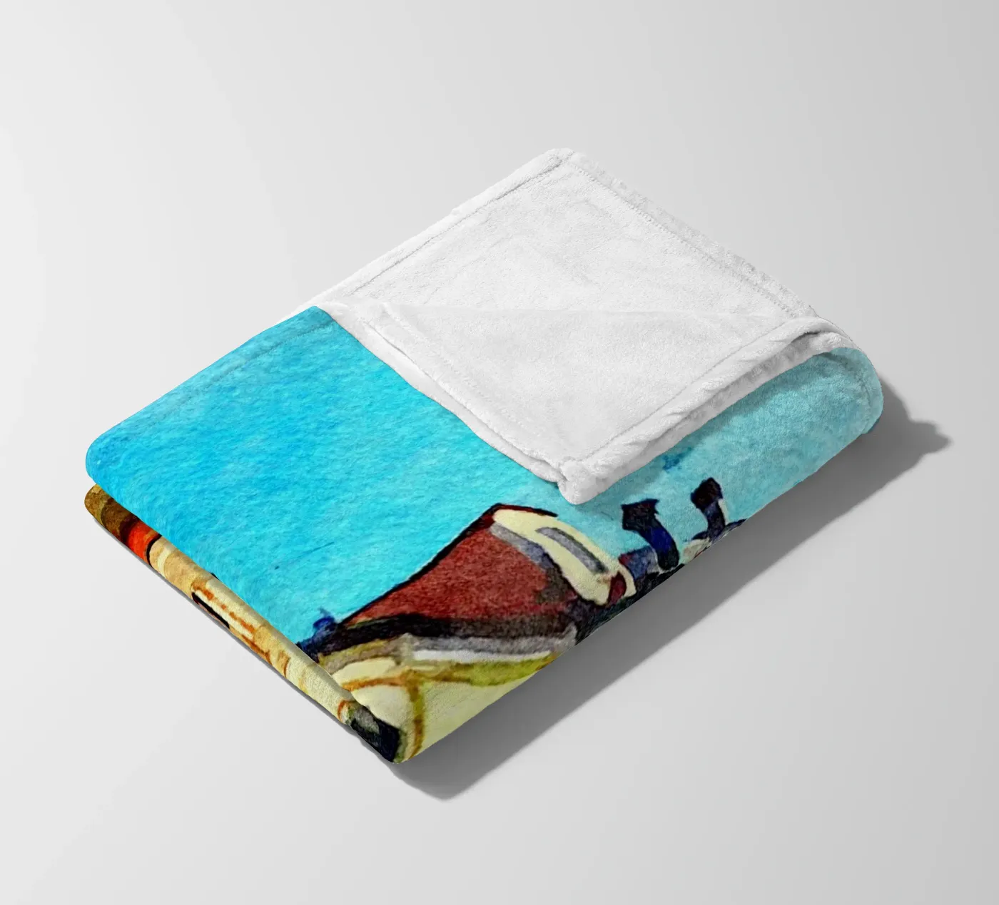 Burano Fleecedecke von Massimo Frascogna