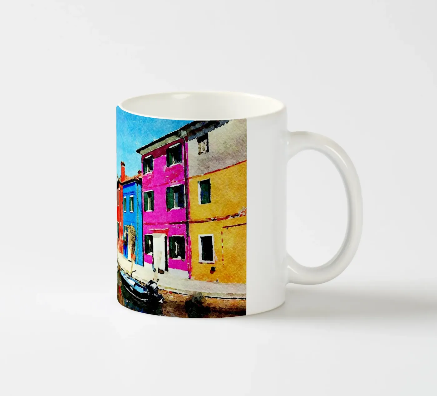 Burano ceramic mug by Massimo Frascogna