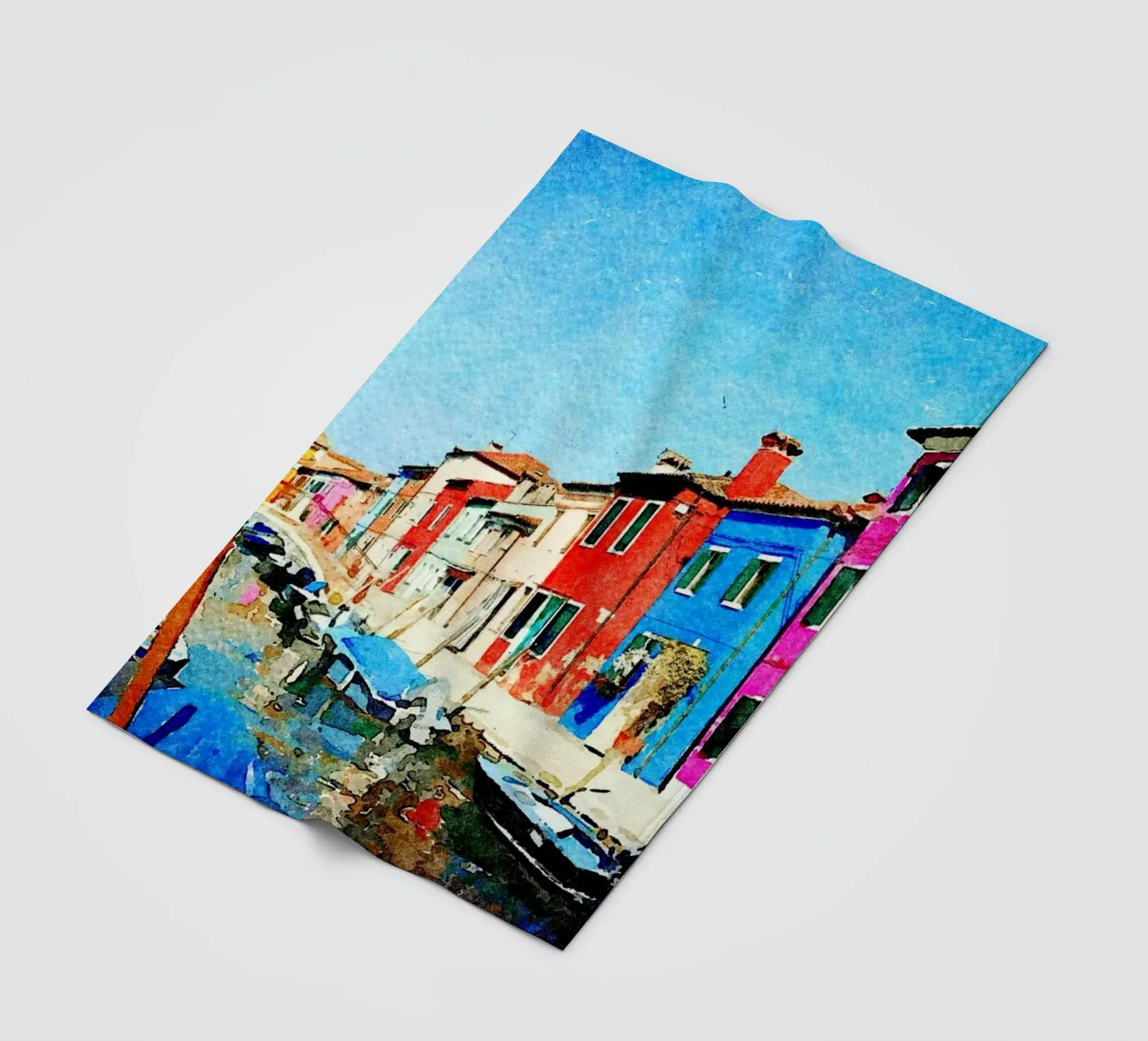 Burano fleecedeken van Massimo Frascogna
