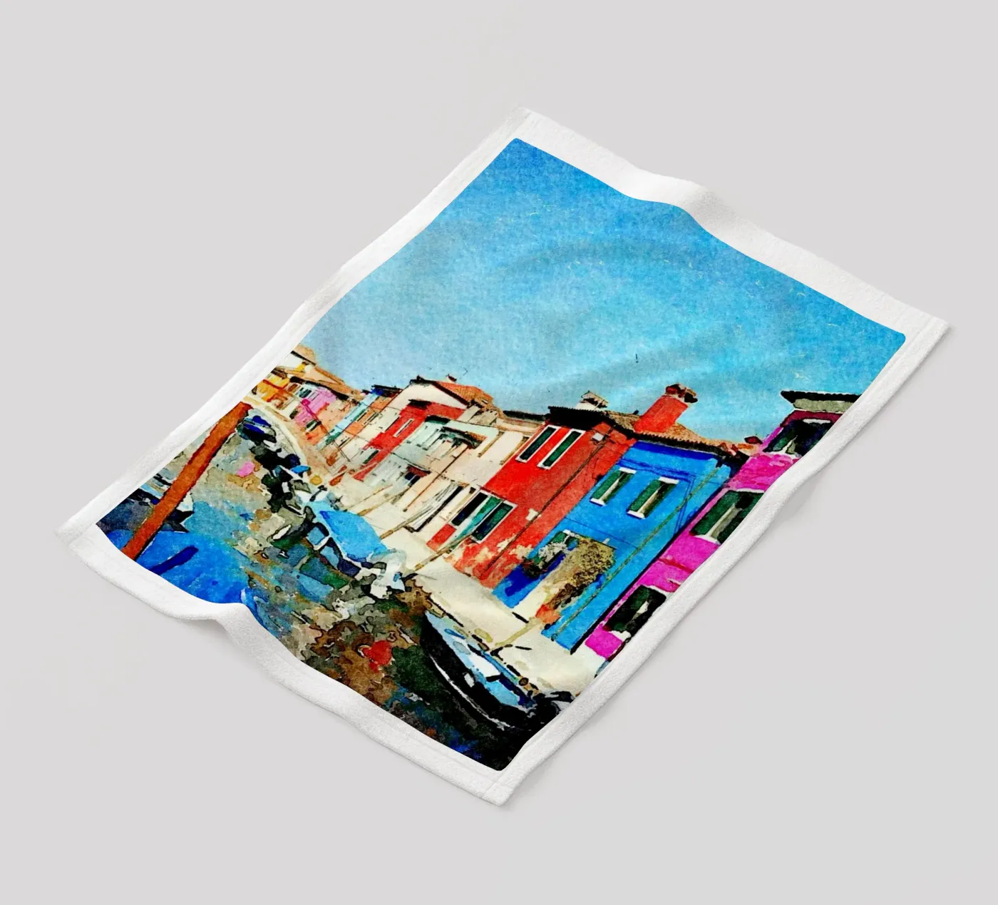 Burano fleecedeken van Massimo Frascogna