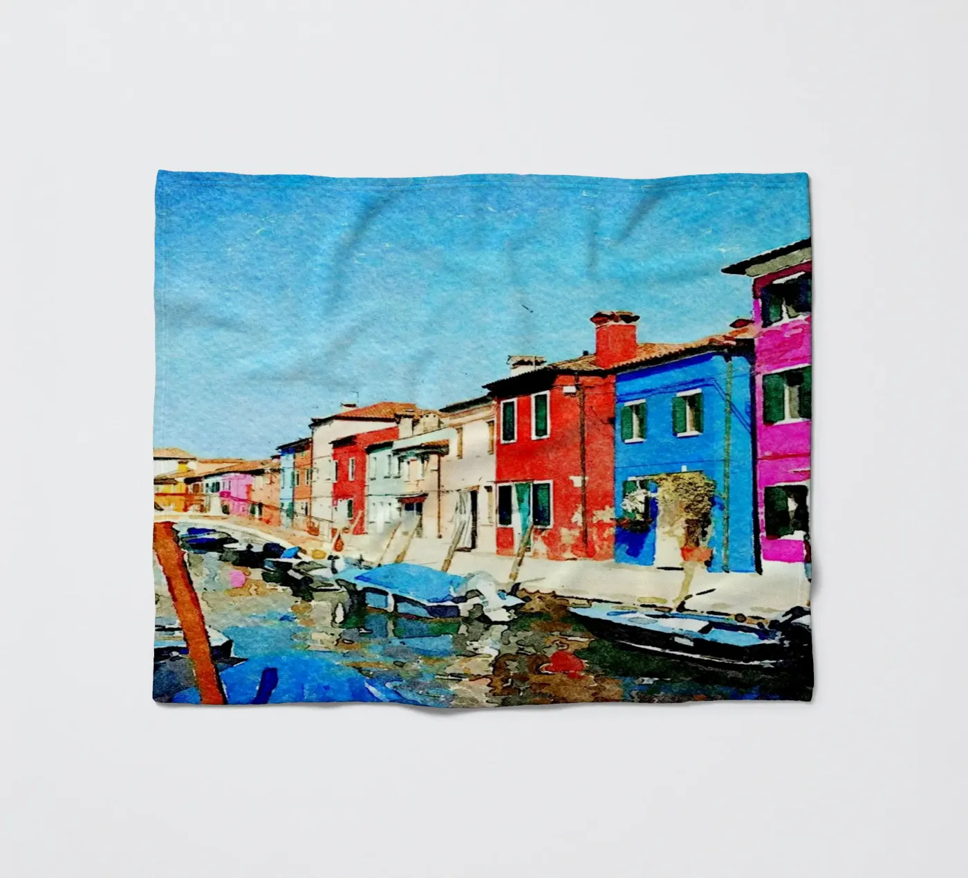 Burano fleecedeken van Massimo Frascogna