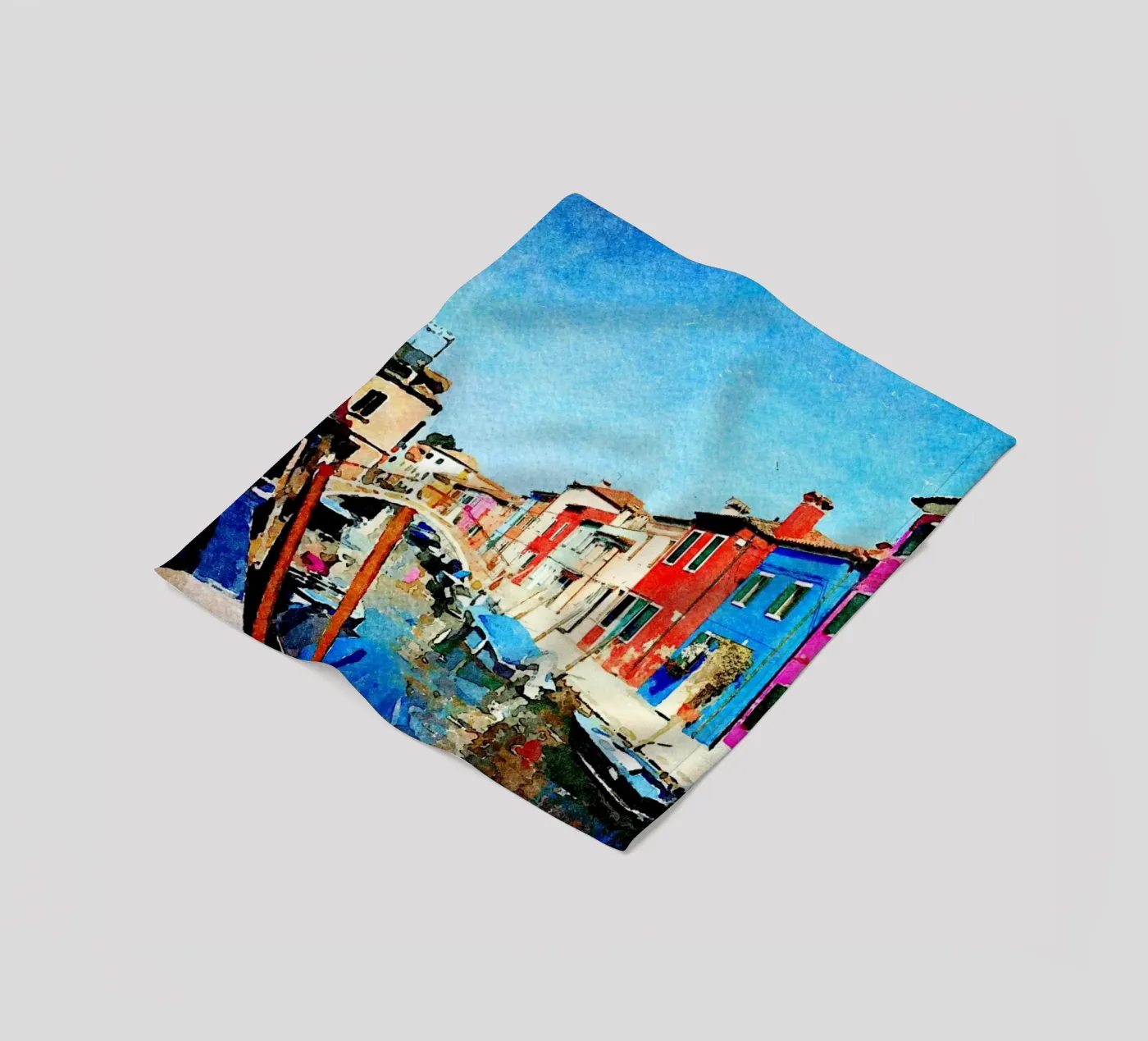 Burano fleecedeken van Massimo Frascogna