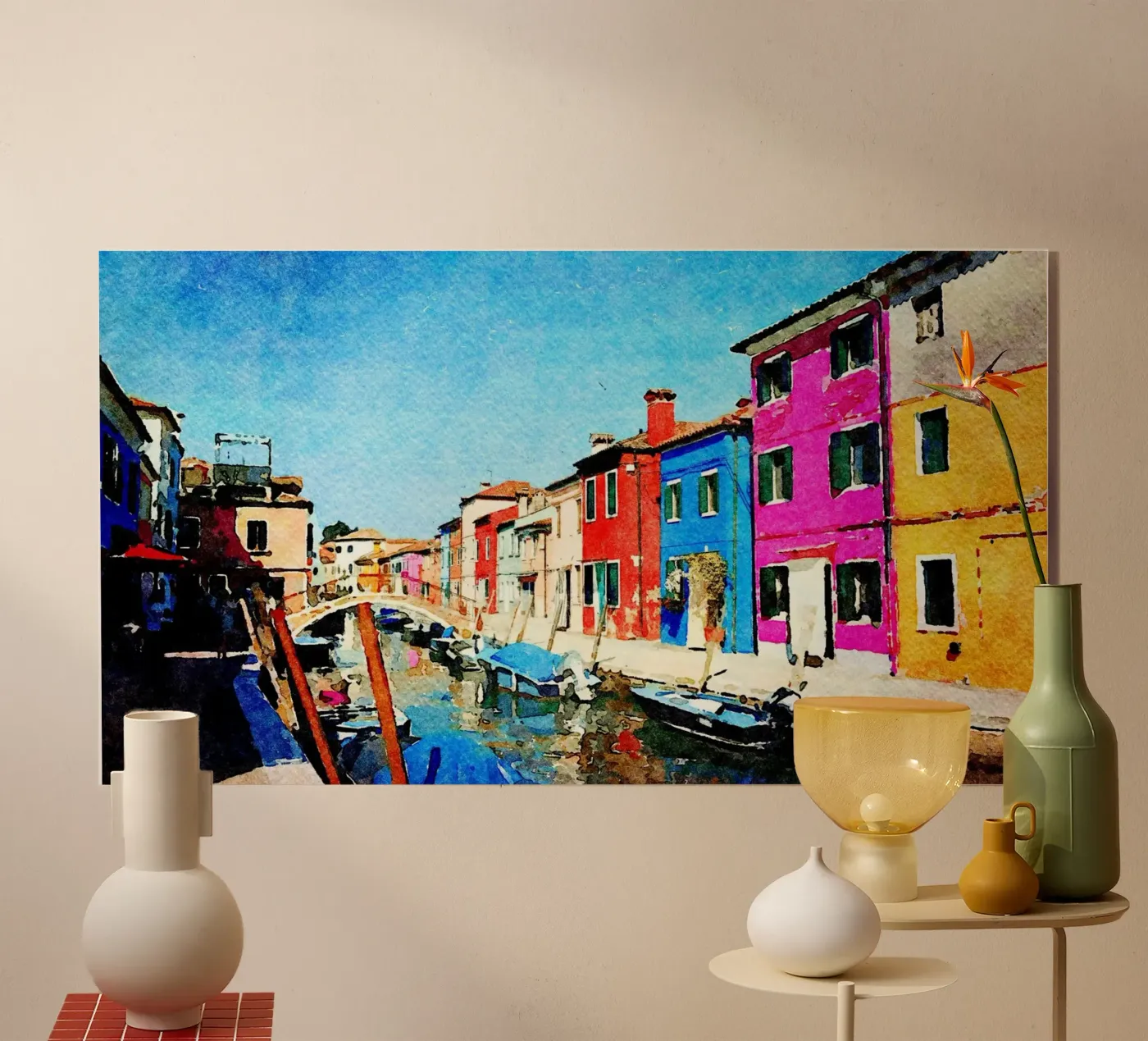 Burano plexiglas de Massimo Frascogna