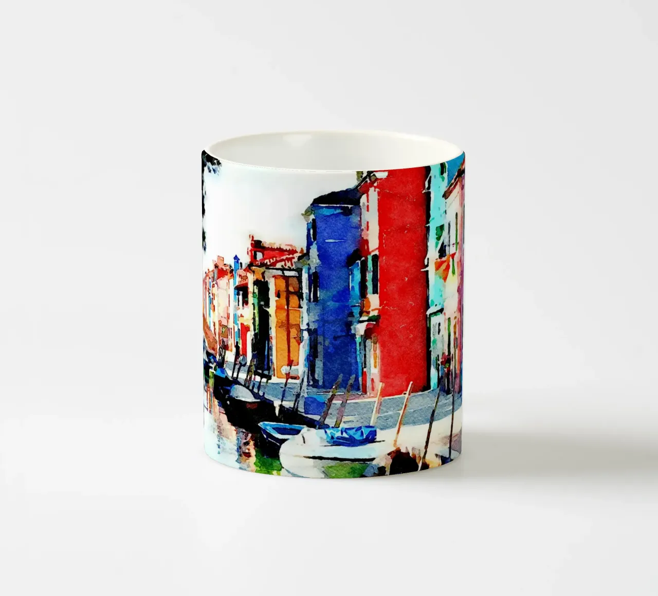 Burano ceramic mug by Massimo Frascogna
