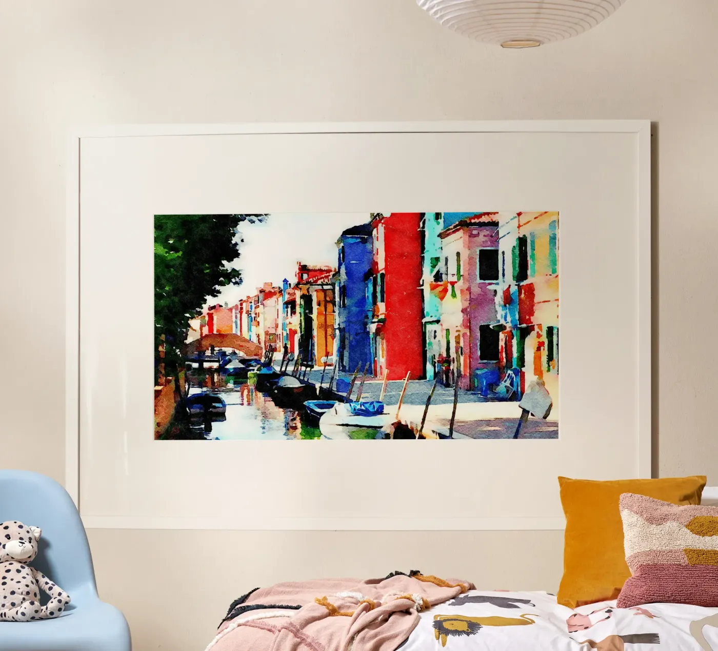 Burano poster van Massimo Frascogna