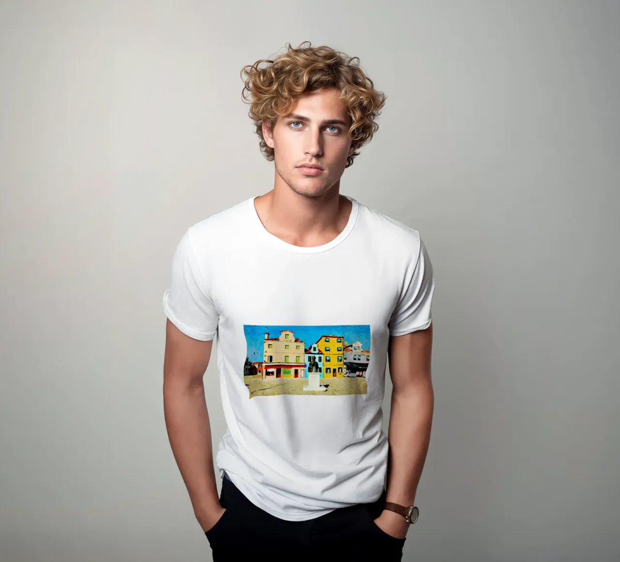 Burano t-shirt by Massimo Frascogna