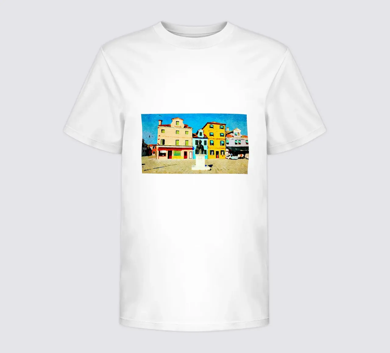 Burano kids t-shirt by Massimo Frascogna