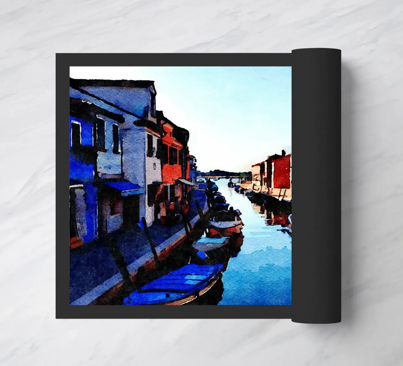 Murano doormat by Massimo Frascogna