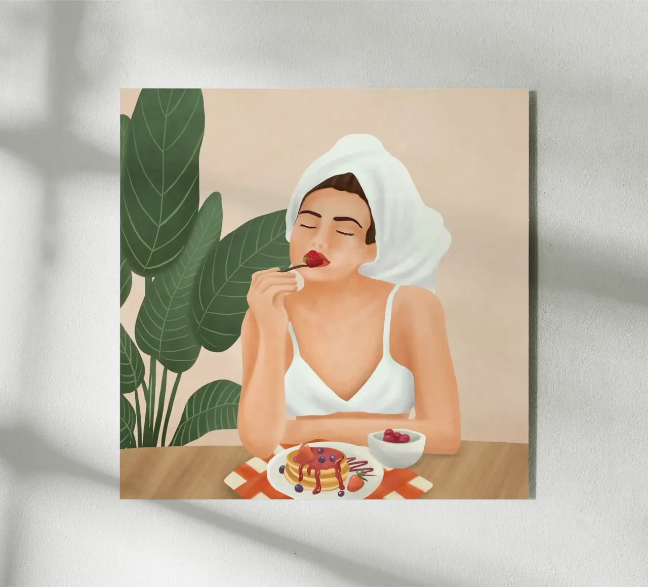 Strawberry Pancakes plexiglass da Flow Line