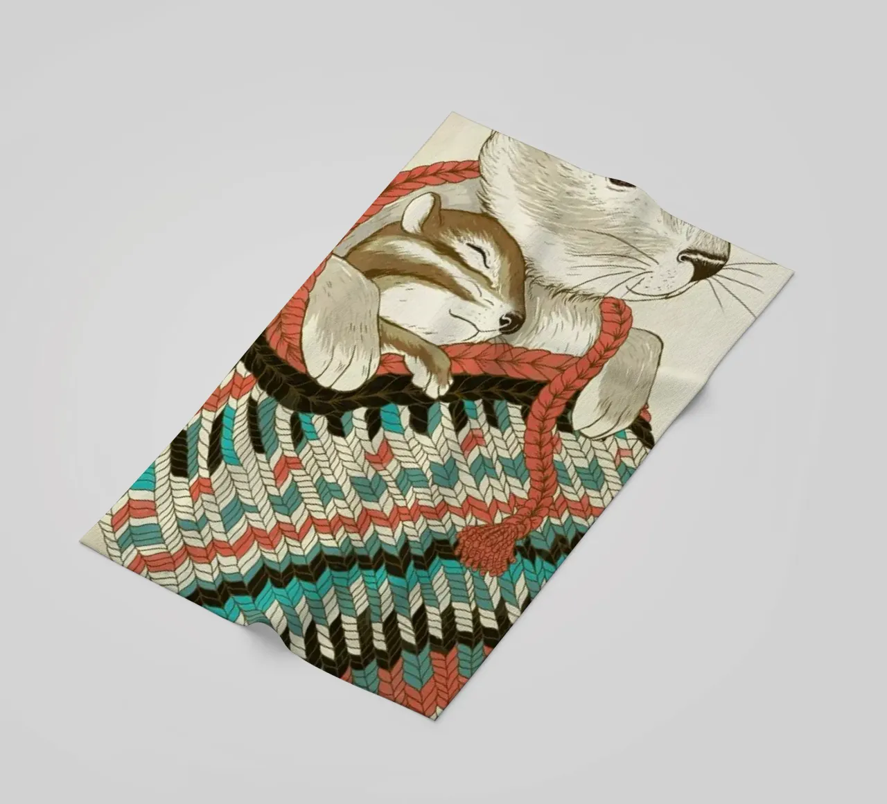 Cozy Chipmunk telo mare da Laura Graves