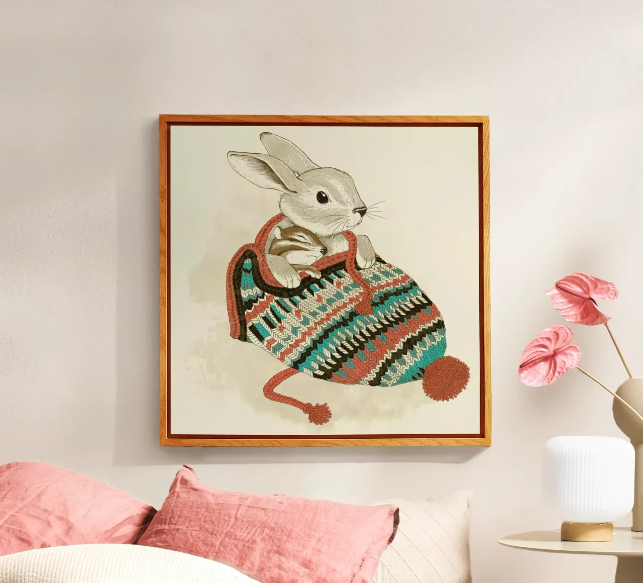 Cozy Chipmunk plexiglass da Laura Graves