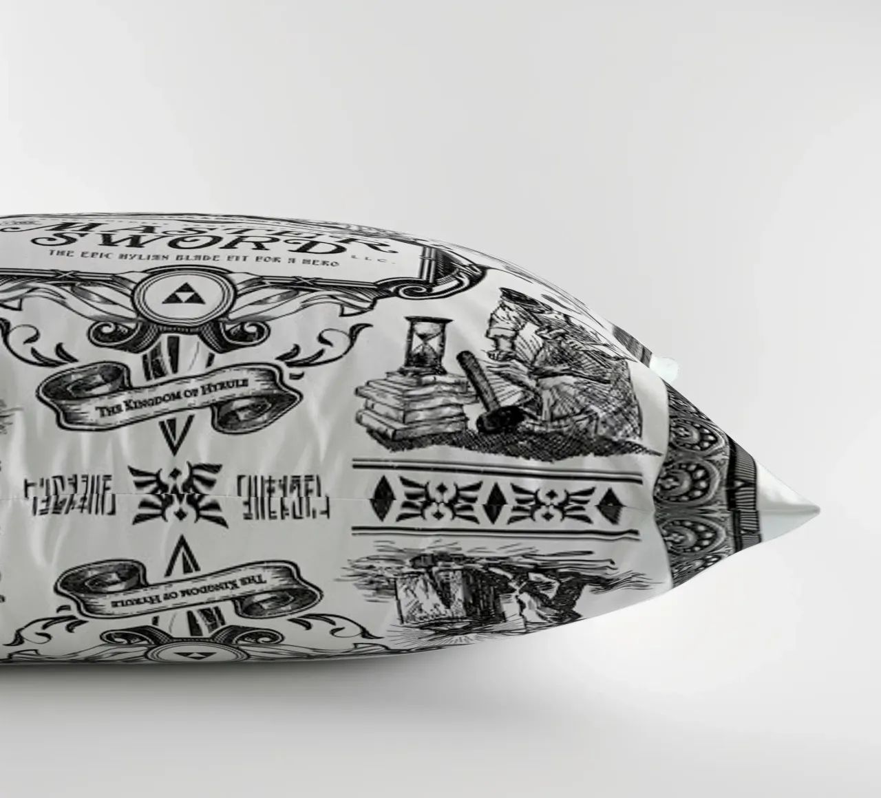 Master Sword Advertisement cuscino da Barrett Biggers