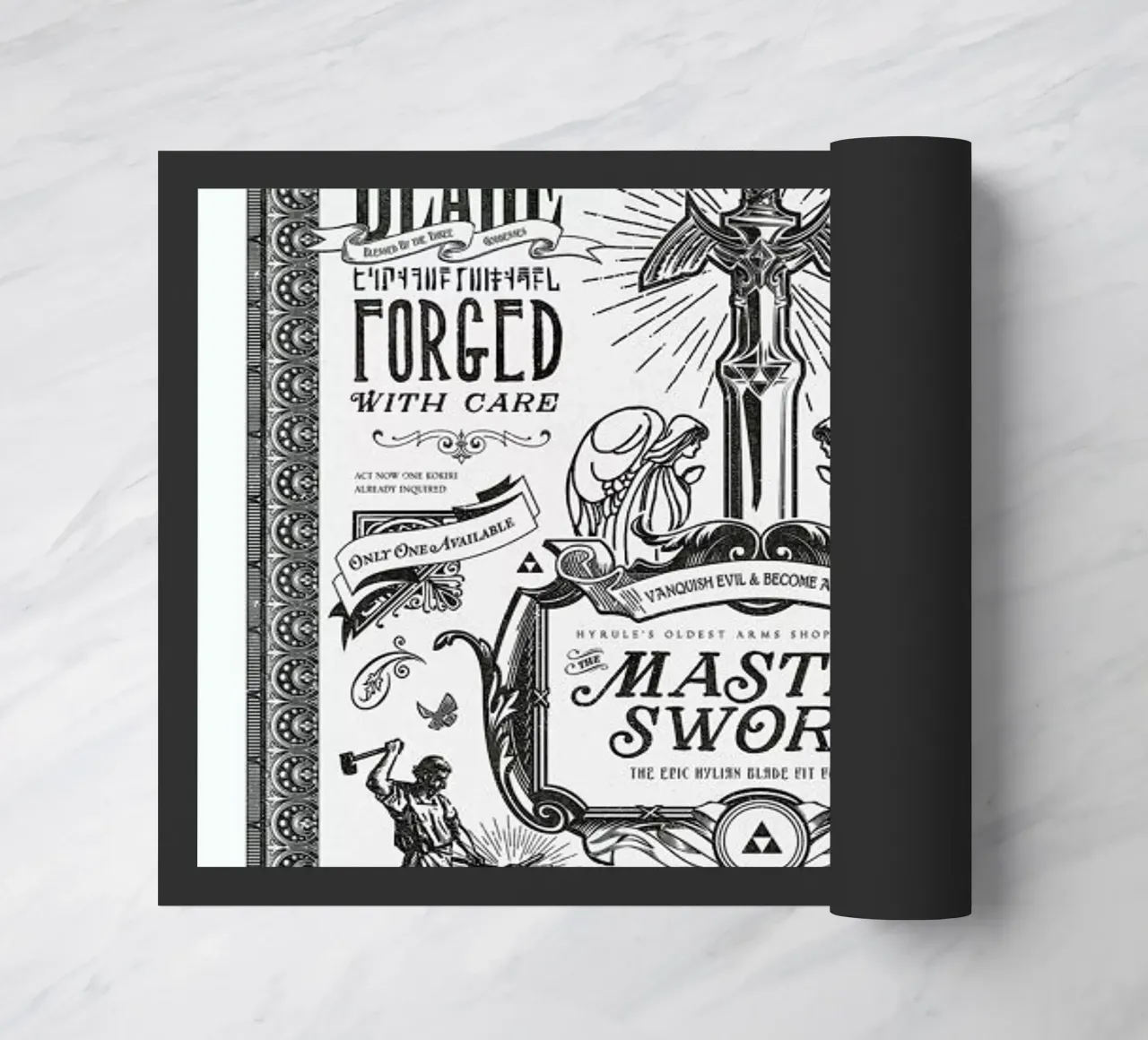 Master Sword Advertisement zerbino da Barrett Biggers