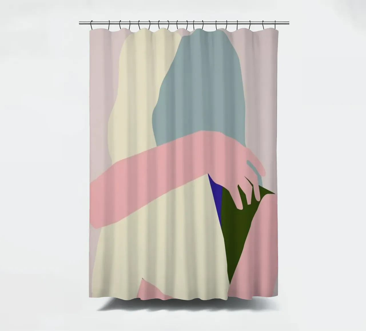 Hug 2 tenda da doccia da Helena Ravenne