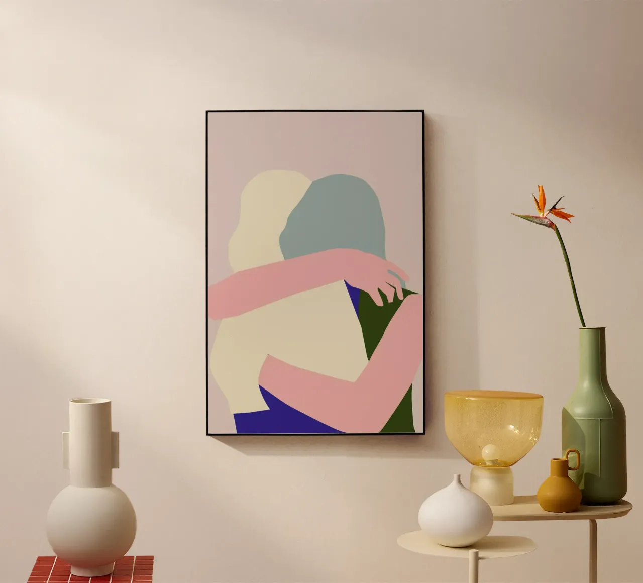 Hug 2 plexiglass da Helena Ravenne