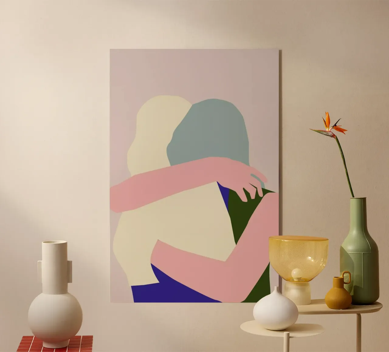 Hug 2 plexiglass da Helena Ravenne