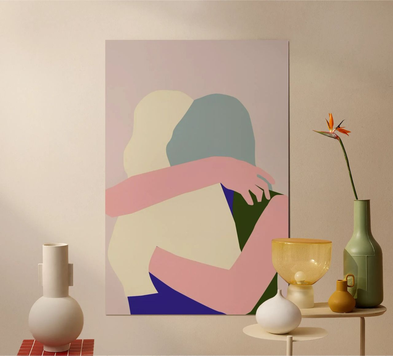 Hug 2 Poster von Helena Ravenne